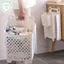Giỏ đựng quần áo bẩn treo tường PUSKY Giỏ đựng đồ gấp dung tích lớn Thiết kế rỗng chịu tải mạnh mẽ để thông gió VN