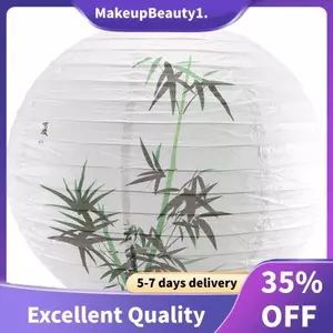 Đèn 40cm Bóng Giấy Đèn Lồng Phong Cách Phương Đông Đèn Trang Trí Họa Tiết Trung Hoa: Tre