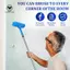 Bộ con lăn sơn trần không nhỏ giọt với cực mở rộng 6FT, con lăn 10 Inch có tấm chắn và đầu có thể điều chỉnh