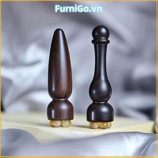 Máy mát xa da mặt FURNIGO, Pod sen nhỏ không sơn Công cụ chăm sóc da làm đẹp, Gỗ đàn hương bằng gỗ Chăm sóc da mặt