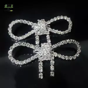Thời Trang Sáng Bóng Kim Cương Giả Nơ Bule Ngọc Trai sel Pin Kim Cương Bule DIY May Giày Túi Đính Phụ Kiện Cưới Quà Tặng EMKK