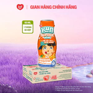 Sữa chua uống KUN vị cam thùng 48 chai x 85ml