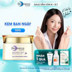 Kem dưỡng da tươi sáng căng mọng Bio-Essence Bio-Bird's Nest Collagen Essence Cream 50GR