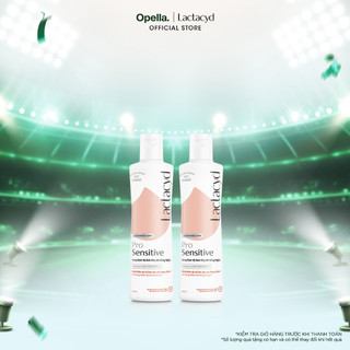 [KOL LIVESTREAM] Bộ 2 chai Dung Dịch Vệ Sinh Phụ nữ Lactacyd Pro Sensitive Cho Da Nhạy Cảm 250ml/chai