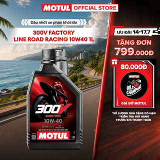 Dầu nhớt xe phân khối lớn MOTUL 300V FACTORY LINE ROAD RACING 10W40 1L
