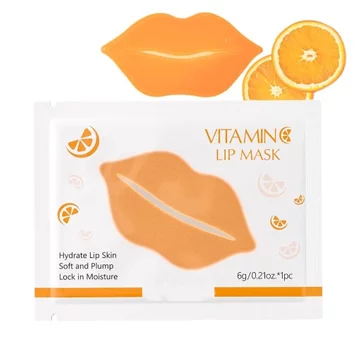 10 Miếng Dán Chống Nhăn Cho Môi, Mặt nạ Vitamin C Mặt nạ Dưỡng Môi Qua Đêm, Mặt nạ Gel Chăm Sóc Collagen Với Axit Hyaluronic Cho Môi Khô Chapped