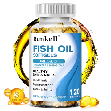 Thực phẩm bổ sung dầu cá Omega-3 - Hỗ trợ tim mạch - Hỗ trợ khớp và mô - Hỗ trợ não bộ và nhận thức - Hỗ trợ móng và da