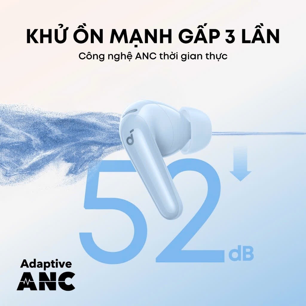 [ BH 18th ] Tai nghe true wireless Chính hãng Anker Soundcore R60i NC | Hires Audio | ANC 52dB | BigBuy360 - bigbuy360.vn