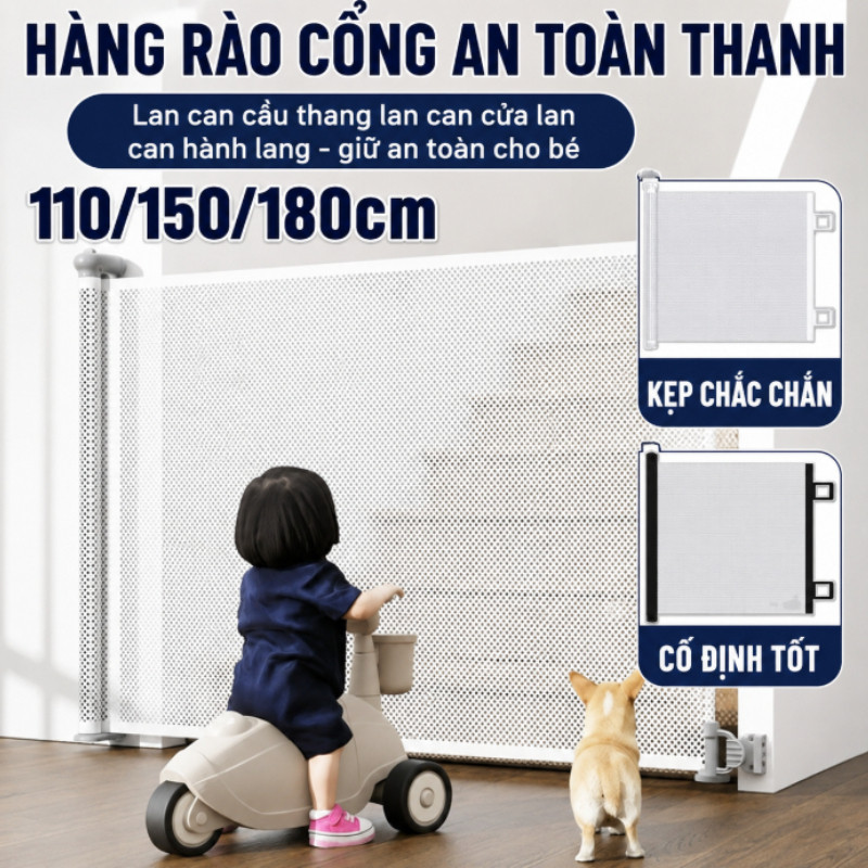 Hàng Rào Cổng An Toàn Thanh,cho Bé Có Thể Thu Vào,Trẻ Em Và Vật Nuôi đều Có Thể Sử Dụng,An Toàn Cho Bé