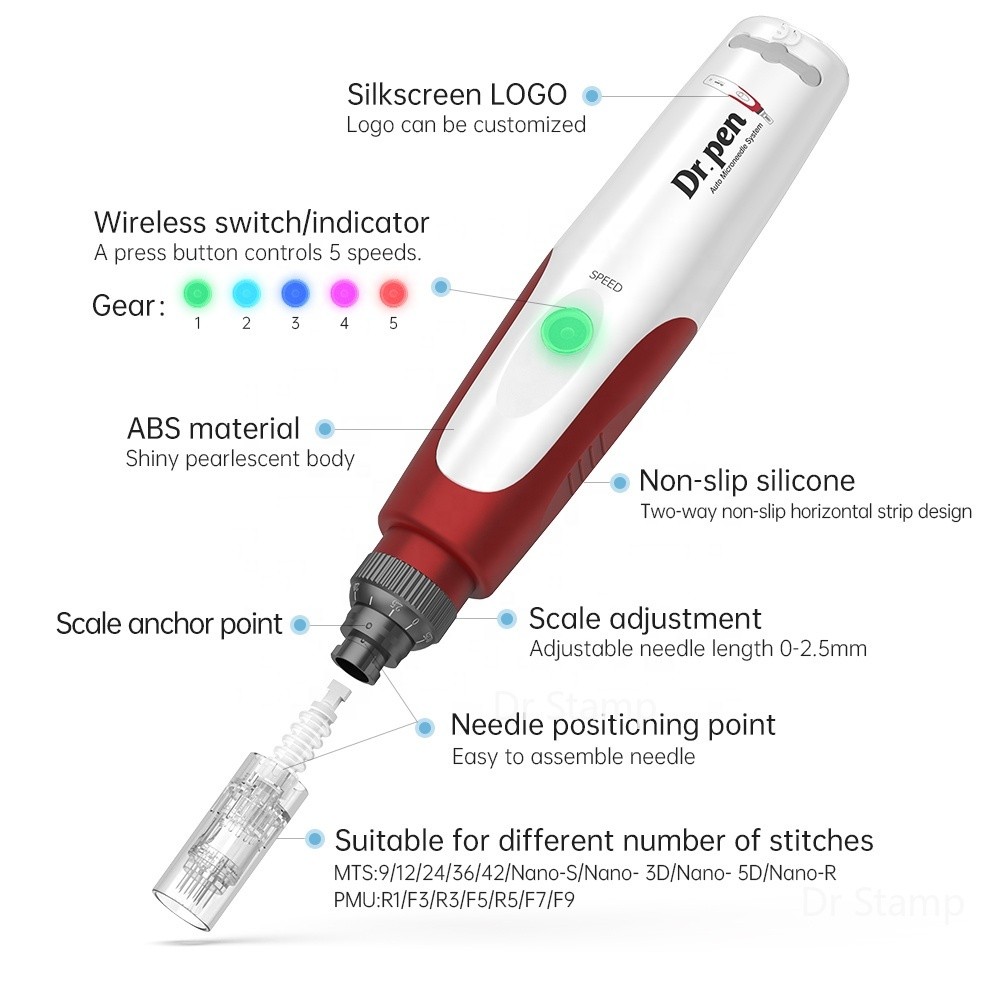 Dr Stamp Pen N2 Serum Wireless Home Beauty Skin Care Tool để tăng cường hấp thụ serum | BigBuy360 - bigbuy360.vn