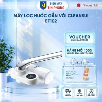 [SHOPEE OUTLET] Máy lọc nước gắn vòi Cleansui EF102 - Sản xuất tại Nhật Bản-Cảnh báo thay lõi-Công suất lọc 900 lít