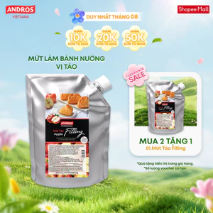 Mứt Làm Bánh Nướng Vị Táo - Hàm lượng trái cây cao - FILLING - Nguyên liệu làm bánh - 1KG