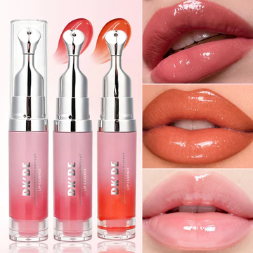 Phong Cách Mới / DKDE Lip Essence Lip Gloss Water Gloss Mirror Lip Gloss Non-Stick Cup Fade Lip Lines Dưỡng Ẩm Son Môi Dưỡng Ẩm 9.1 SWI