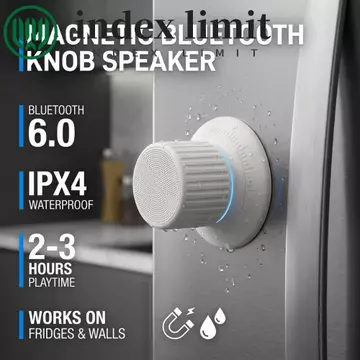 Loa Bluetooth không dây mini GIỚI HẠN INDEX, Giá đỡ điện thoại di động Loa Bluetooth, Tuổi thọ pin dài không dây nhỏ gọn Loa Bluetooth mini 2 trong 1 Hoạt động ngoài trời