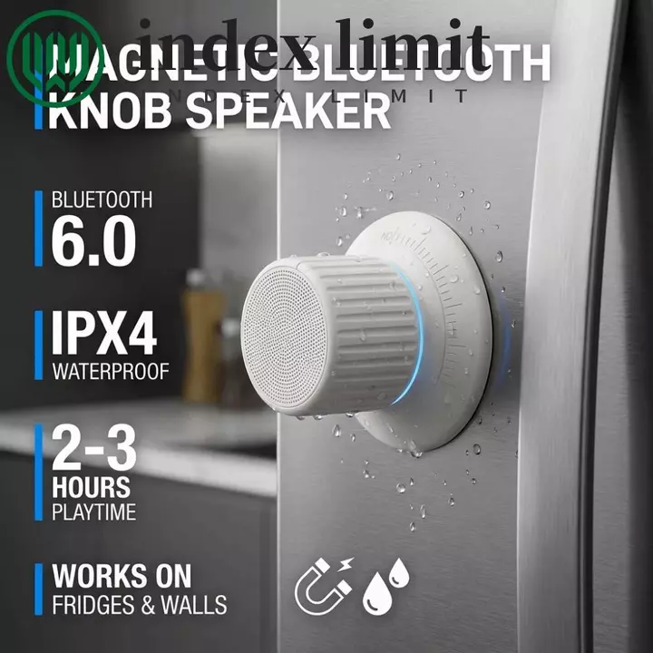 Loa Bluetooth không dây mini GIỚI HẠN INDEX, Giá đỡ điện thoại di động Loa Bluetooth, Tuổi thọ pin dài không dây nhỏ gọn Loa Bluetooth mini 2 trong 1 Hoạt động ngoài trời