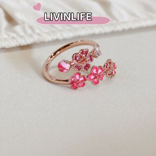 Women's Gold-Plated Wedding Ring, adjustable by livinlife1p.vn