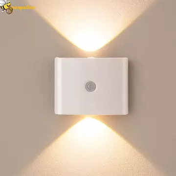 Đèn tường cảm ứng LED ZENPULSE, Đèn mềm cảm biến hồng ngoại Đèn ngủ, Lắp đặt đèn Neon 3 màu / đèn Neon đa chức năng Cảm biến PIR Đèn treo tường