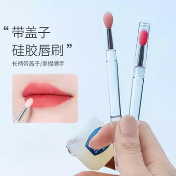Son Môi Trang Điểm Nghệ Sĩ Son Môi Môi Môi Sequin Bàn Chải Di Động Có Nắp Son Môi Bàn Chải Môi Cọ Mờ Muỗng Mini