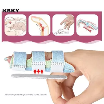KBKY Kích Hoạt Ngón Tay Nẹp Nẹp Ngón Tay Nẹp Ngón Tay Cho Viêm Khớp Chấn Thương Phù Hợp Với Đau Ngón Giữa Springevenfine