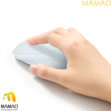 Chuột không dây MAMAO Macaron, Chuột không dây công thái học có thể sạc lại 2.4Ghz + BT5.0, Chuột game thủ Cắm và chạy tiện lợi Chuột không dây 1600DPI Morandi PC / Laptop