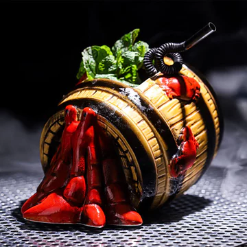 Sáng Tạo Hawaii Tiki Gốm Thủy Tinh Thanh Động Vật Cocktail Thủy Tinh Tiki Thủy Tinh Dễ Thương Gấu Rượu Thủy Tinh Cốc Thủy Tinh Thủy Tinh Thủy Tinh
