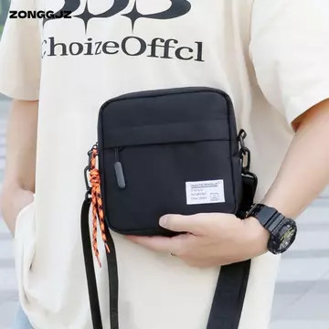 Túi đeo chéo ZONGGJZ, Túi đeo chéo mini phong cách Túi đeo chéo mini, Thiết kế nhẹ Túi đeo vai cỡ nhỏ Nam Sử dụng thông thường