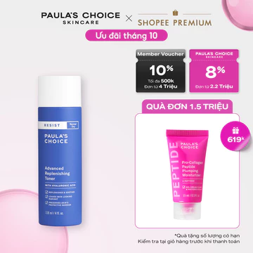 Nước cân bằng dưỡng ẩm và làm giảm nếp nhăn trên da Paula's Choice Resist Advanced Replenishing Toner 118ml 7670