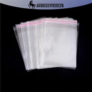 Onetimingfine 100 Cái / túi OPP Clear Seal Tự Dính Nhựa Trang Sức Nhà Đóng Gói Túi VN