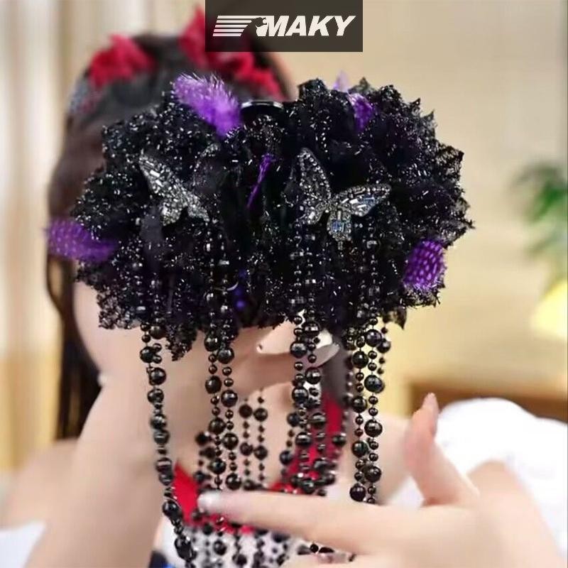 Newwellknownepic Vintage sel Hoa Vuốt Tóc Tinh Tế Kẹp Hoa Kẹp Tóc Nữ Tính Khí Mũ Phụ Kiện Tóc Cô Gái Quà Tặng VN