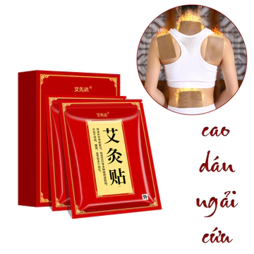 Cao Dán Ngải Cứu Đông Y Nội Địa Trung, Miếng Dán Ngải Cứu Giảm Đau Nhức Cơ Thể Gói 50 Miếng