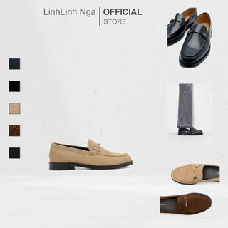 Giày PEDRO Leather Horsebit Loafers - PM1-46600177 chính hãng đủ bill