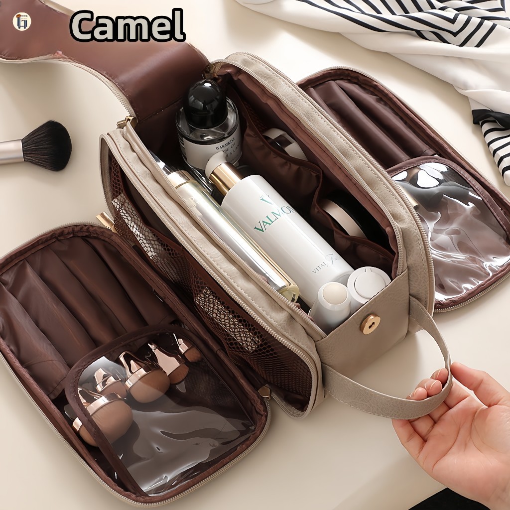 Túi đựng mỹ phẩm sức chứa lớn, túi đựng đồ du lịch mẫu mới, chống thấm nước và dễ dàng mang theo