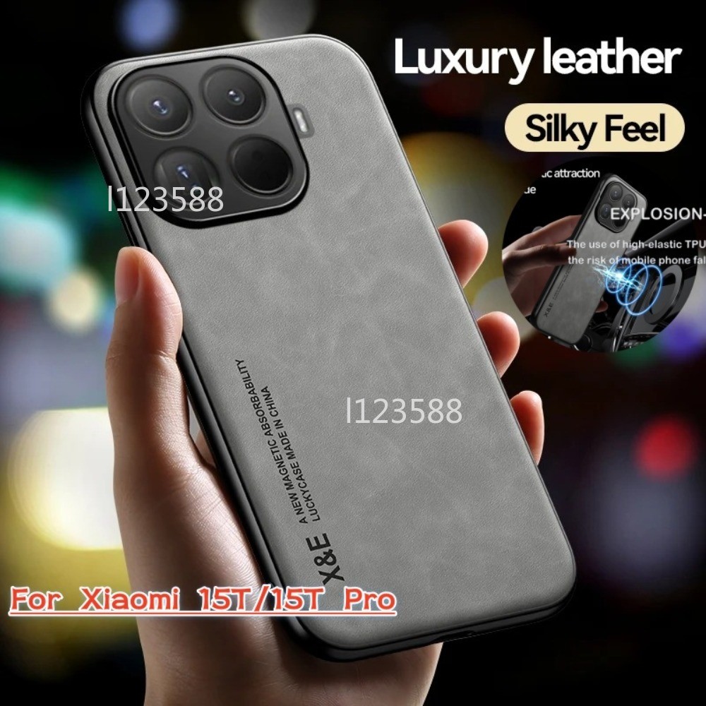 Dành Cho Xiaomi15T 5G Vỏ Cho Xiaomi 15T Pro 5G 15TPro Mi15T Xiaomi15TPro 5G 2025 Ốp Điện Thoại Da Sang Trọng Chống Sốc Ốp Lưng Không Vân Tay Chống Rơi Mềm