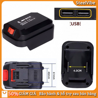 Bộ Chuyển Đổi Pin Makita Sang Sạc USB - Chuyên Dụng Cho Pin 18V/21V - Đầu Ra 5V Ổn Định - Cắm Là Chạy Ngay