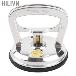 Hilivn Cốc hút thủ công 50kg Dụng cụ nâng kính hợp kim nhôm Móng vuốt đơn cho sàn gạch men Khung gầm cao su mài mòn cao Đáng tin cậy để sử dụng