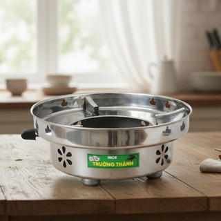 Bếp Cồn 2 Tầng Inox Cao Cấp – Chống Gỉ Sét, Gọn Nhẹ, Dễ Sử Dụng