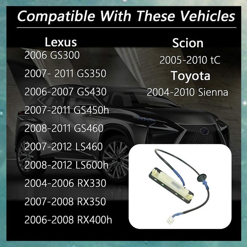 [uhktyltui.vn] Công tắc nhả nắp nâng thân xe 84840-21010 cho GS300 GS430 LS460 LS600H RX300 RX350 Bộ phận công tắc mở phía sau