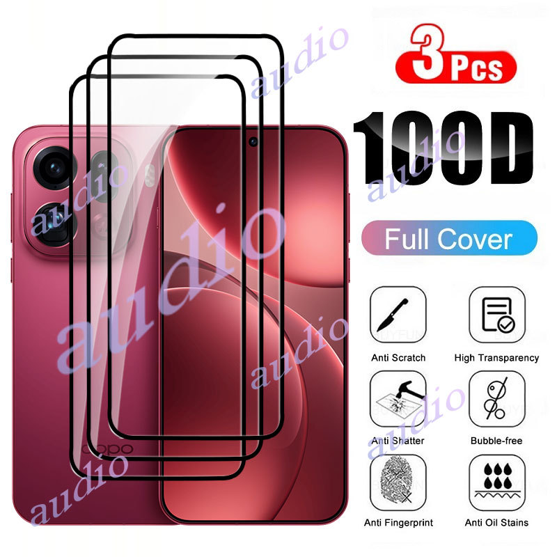OPPO Find X9 Pro 5G 3 Kính Cường Lực Cho Oppo Find X9 Pro X9Pro 5G 2025 Bảo Vệ Màn Hình Điện Thoại Vỏ Kính Bảo Vệ Cho OPPO FindX9 Pro FindX9Pro 5G 9H HD Chống Trầy Xước
