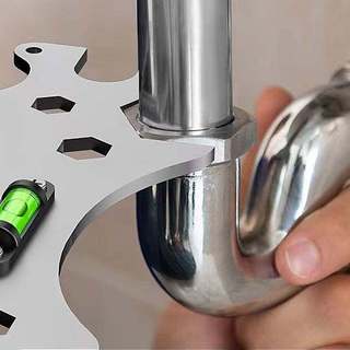 Cờ lê đa năng uốn cong, Công cụ cân bằng lắp đặt vòi hoa sen, Cờ lê sửa chữa hệ thống ống nước phòng tắm đa năng bảo trì