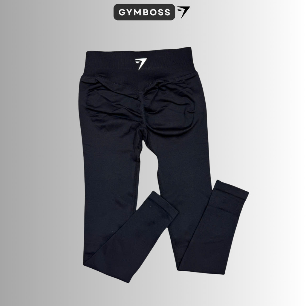 Quần Legging Tập Gym,Yoga Cạp 7cm,Dễ Mặc,Tôn Form,Chống Vắn,Chất Liệu Dệt Kim 10% Elast Dày Dặn GB260