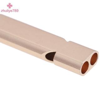 < zhuliye789 > Còi sinh tồn khẩn cấp bằng nhôm hợp kim Công cụ đi bộ đường dài cắm trại ngoài trời W / Móc khóa