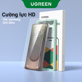Ugreen 2 Miếng Dán Bảo Vệ Màn Hình HD Không Biên Giới Cho Samsung S25 Ultra Kính Cường Lực Siêu Cường Lực