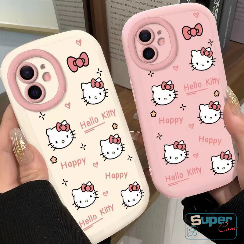 Ốp Lưng Tương Thích Cho IPhone 17 15 13 11 16 12 14 Pro Max Air 15 16 14 Plus XS MAX X XR Dễ Thương Hello Kitty Trái Tim Tình Yêu Bảng Chữ Cái Doodle Bìa Mềm