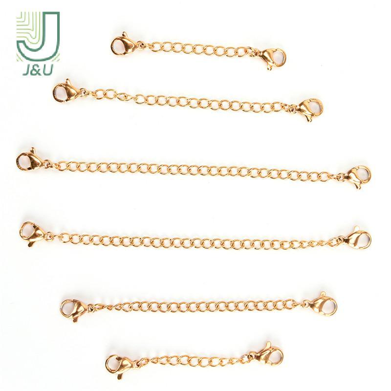 J & U Nối Dài Dây Xích Mở Rộng Đuôi Vòng Cổ Vòng Tay Bông Tai Trang Sức Làm Mới