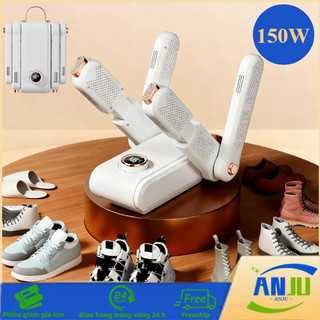 Máy Sấy Giày Đa Năng 4 Ống Khí - Tia UV Diệt Khuẩn, Sấy Khô Nhanh, Hẹn Giờ Linh Hoạt
