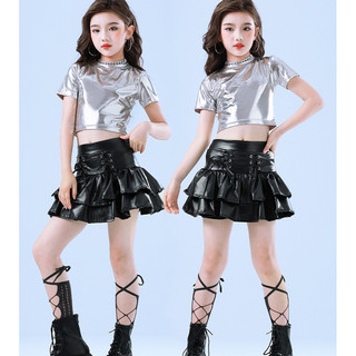 Đồ Nhảy Hiện Đại Hiphop Trẻ Em Set Đồ Dance Jazz Quần Nhảy Crop Top Đồ Nhảy Cho Bé Gái Bộ Tập Nhảy Cho