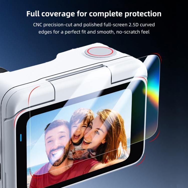 PULUZ Mỡ Bò Thích Hợp Cho Bóng Đá Insta360 GO Ultra Thumb Camera Kính Cường Lực Ống Kính Phim