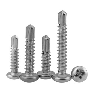 vít tự khoan pake đầu tròn inox 304 M3.9 / M4.2 / M4.8 / M5.5 【 JYD-ZZ-Z】