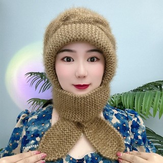 Khăn Quàng và Mũ Trùm Đầu MKYCO - Lông Thú Giả Sang Trọng Cho Nữ, Phù Hợp Mùa Thu Đông