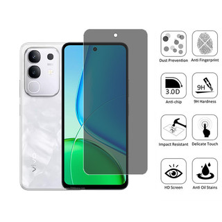1-2 Chiếc Vivo Y29 Kính Cường Lực Chống Gián Điệp Bảo Vệ Màn Hình Riêng Tư Cho Vivo Y39 Y29t Y29s Y29 Y19s Y38 Y21d Y100 Y28 Y18 Y04 4G 5G Phim Bảo Vệ Kính Chống Va Đập